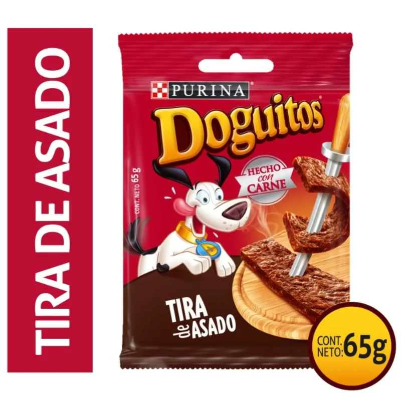 Purina Doguitos Tira de Asado 65g